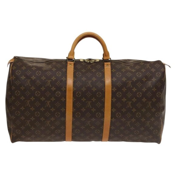 LOUIS VUITTON Monogram Keepall Bandouliere 55 Boston Bag M41414 LV Auth 119520 - Picture 2 of 16